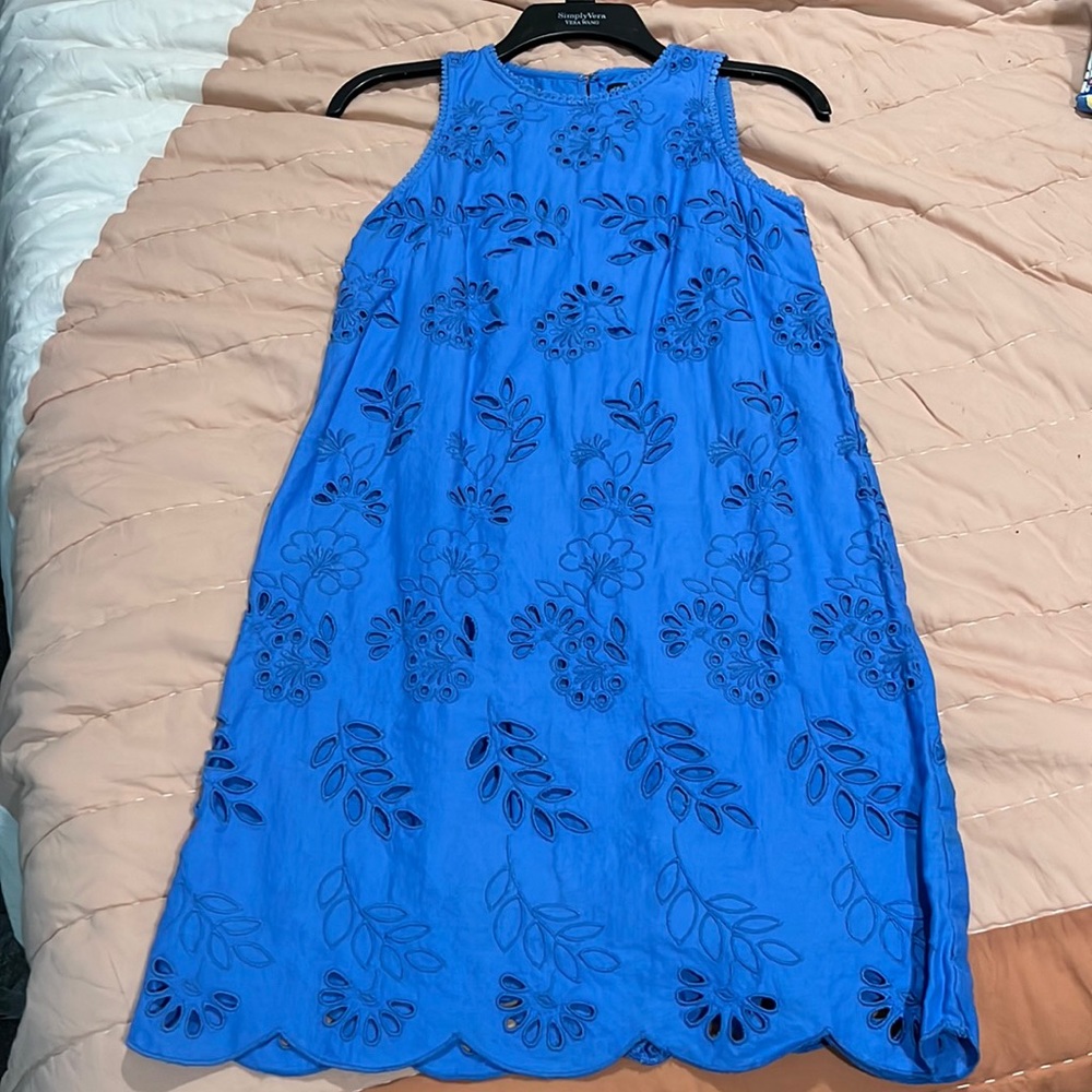 Super cute blue lace dress Ann Taylor